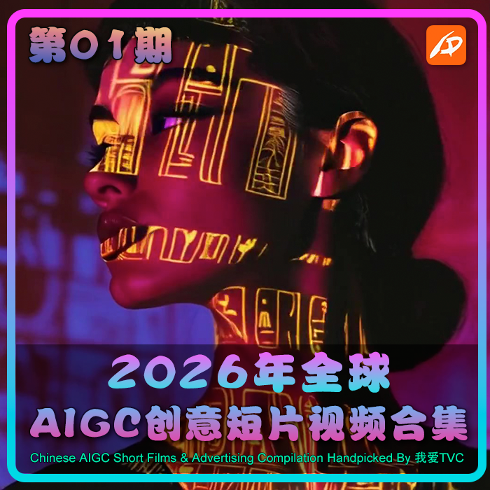 2026年全球AIGC创意艺术短片高清视频素材合集第01期案例样片参考