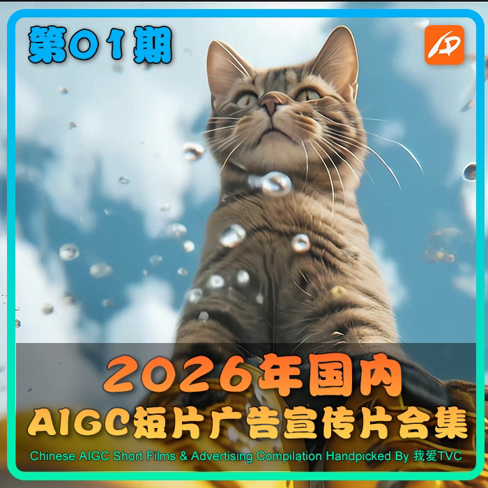 2026国内AIGC创意短片广告宣传片高清视频合集第01期学习样片参考