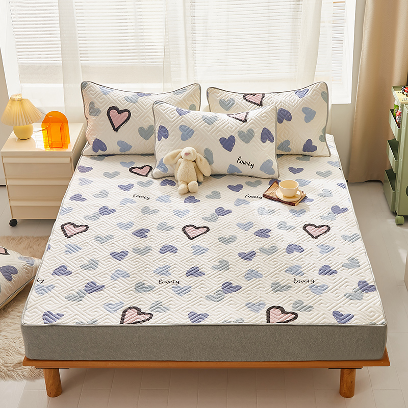 床垫可水洗纯棉薄款透气四季通用