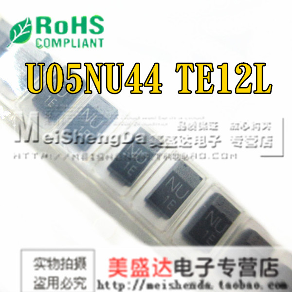 超快速恢复整流器硅扩散二极管 0.5A 1000V DO-214AC/SMA体积：尺寸2.92 (Max) mm x 4.60 (Max) mm