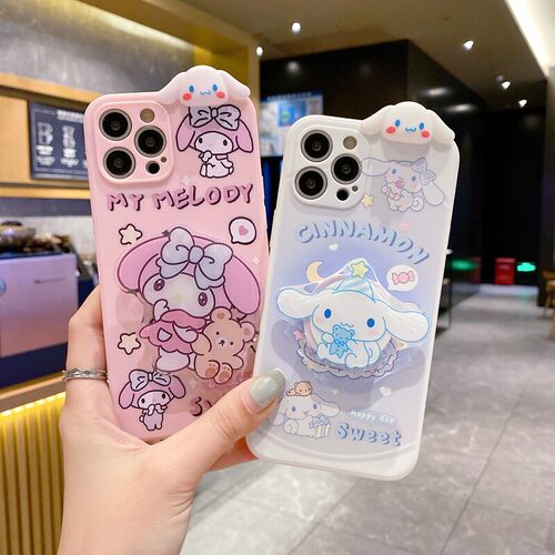 日韩适用小米17T 15/14/13/12/11 pro手机壳红米Note14/15趴趴玉桂狗Redmi13C支架K80 POCO M6卡通可爱保护套