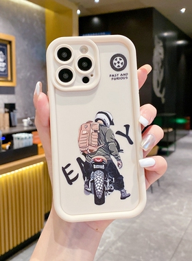 潮男摩托适用OPPO Reno7/8/9/10/11手机壳新款A3PRO A2 A97炫酷机车男孩RealmeC53/C33个性新款