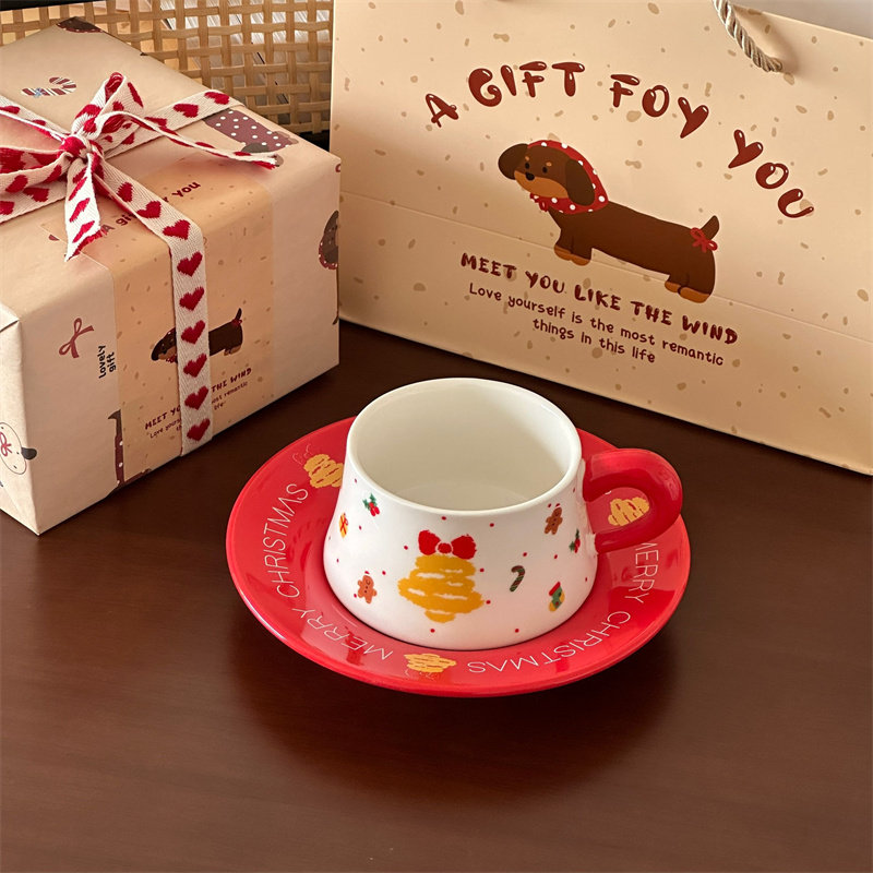 生日新年礼物可爱铃铛圣诞老人咖啡杯的礼盒陶瓷马克杯伴手礼盒,餐饮具,马克杯,淘宝优惠券,粉丝福利购,淘宝优惠卷