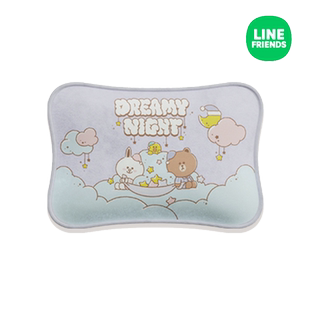 aisolove素乐布朗熊热水袋石墨烯暖宝宝充电热宝宝暖水袋可爱毛绒女敷电暖宫暖肚子暖手宝自卡通新款防爆定制