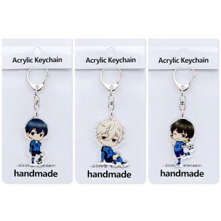 买2送1，蜂乐回洁世一凪诚士郎亚克力钥匙扣蓝色监狱可爱包包挂件