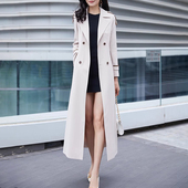 领风衣收腰显瘦过膝长款 气质英伦风高级感西装 外套女 新款 2025春装