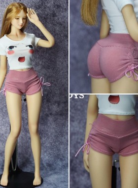1比6兵人衣服女可爱运动风热裤12寸tbl包胶女素体人偶服装模型