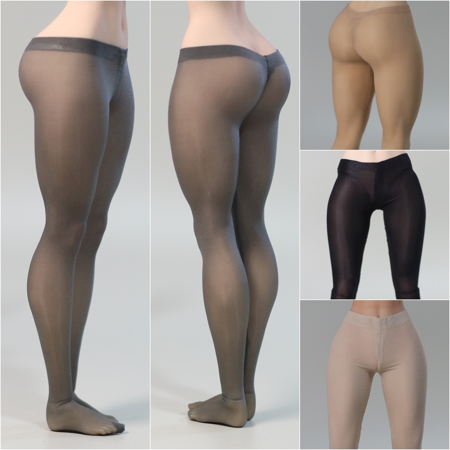 现货 DMTOYS 1/6女兵人超薄易勾丝裤袜 火舞春丽适配可动人偶配件