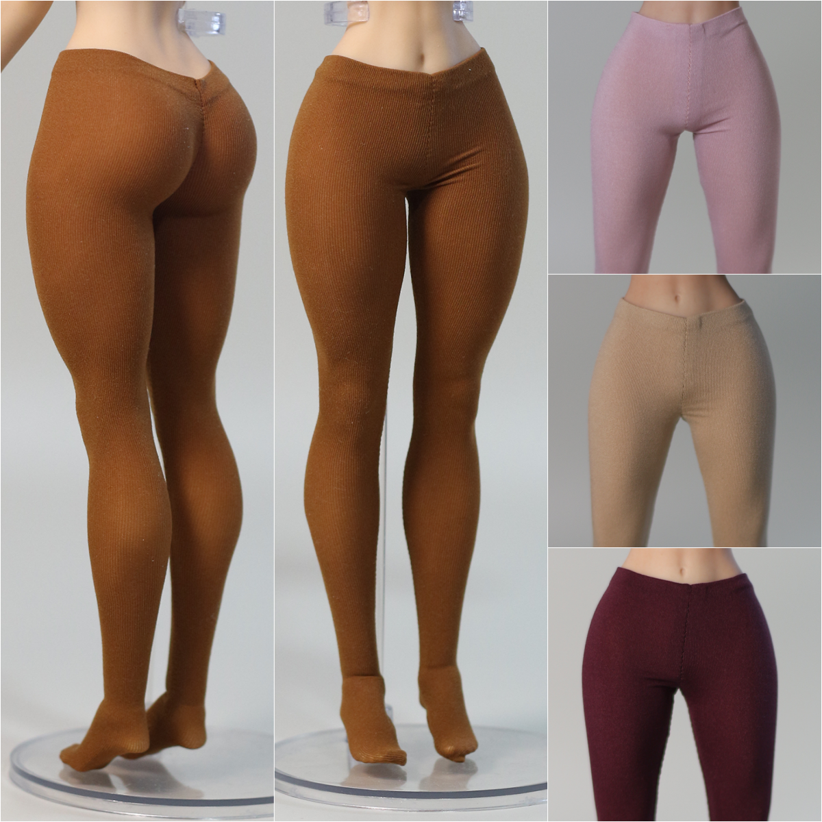 现货 DMTOYS 1/6女兵人天鹅绒面触感秋冬裤袜 可动人偶模型娃衣