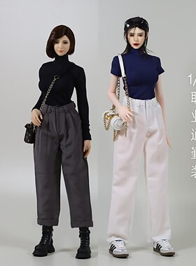 现货HAILI TOYS 1/6职场通勤休闲人偶服装女兵人衣服可动人偶配件