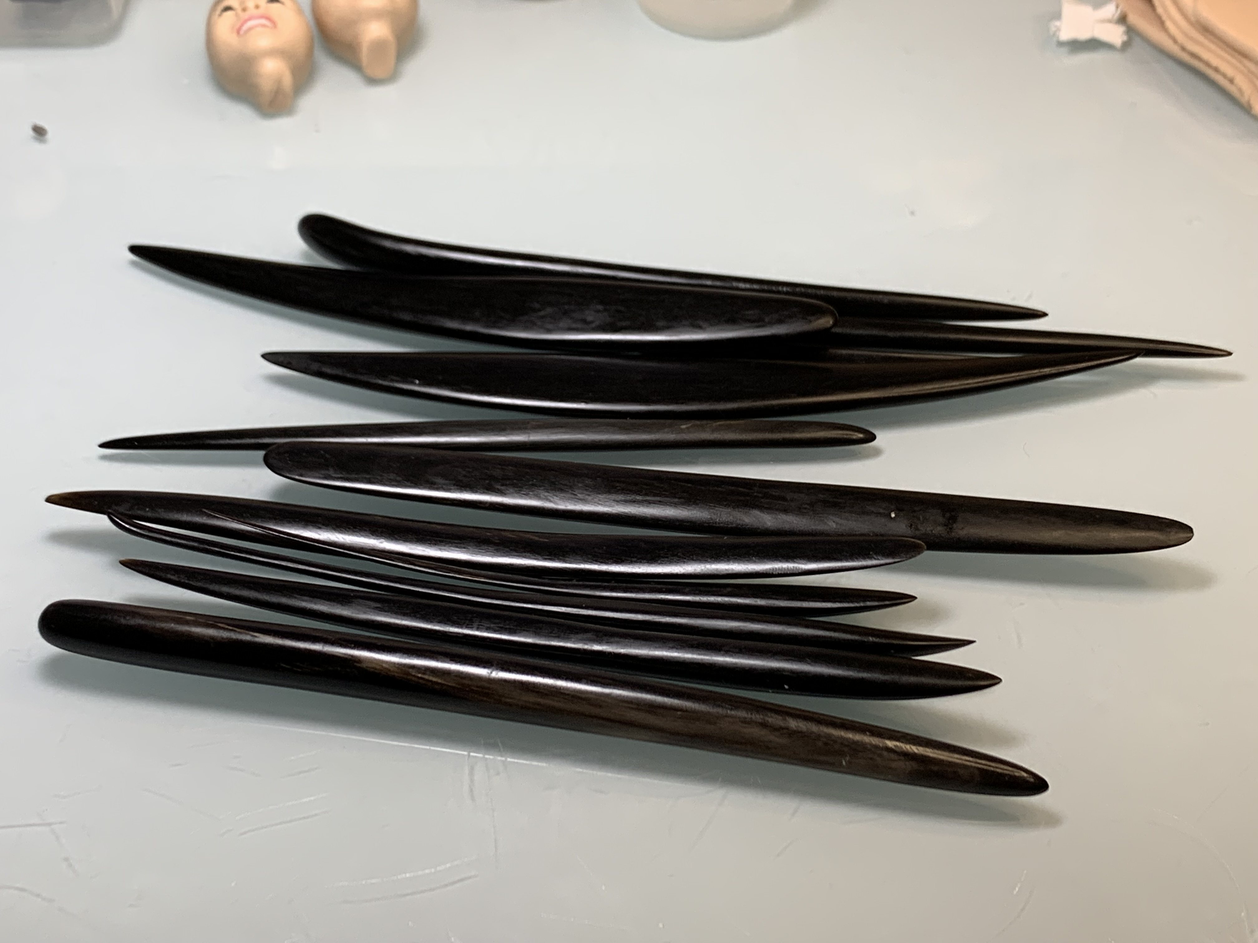 软陶工具真人公仔雕刻工具泥人黏土泥塑工具越南水牛角工具