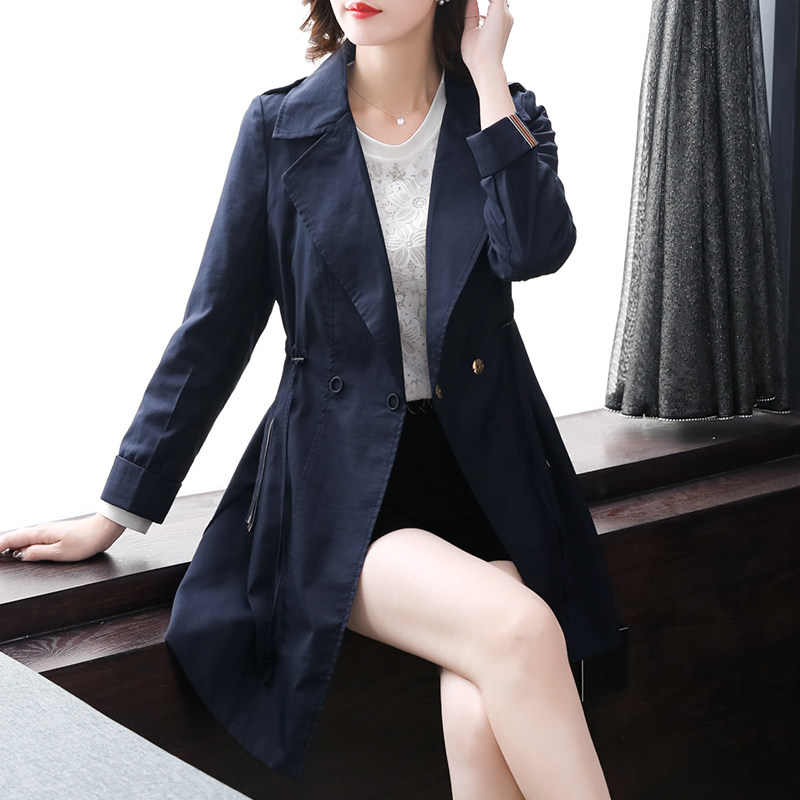 胖妹妹外套大码女装2020新款韩版宽松女士春秋胖mm中长款风衣洋气