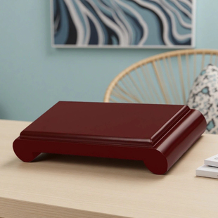 奇石长方形底座工艺品摆件佛像花盆石头供奉贡台佛台底座加高托架