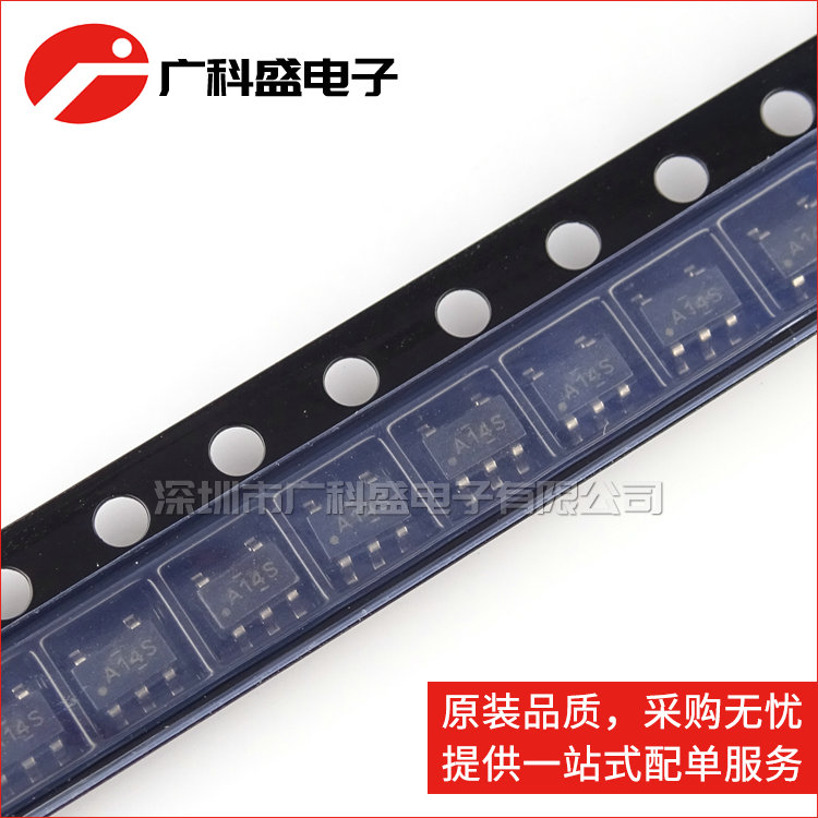 SN74AHC1G14DBVR  SOT23-5封装 丝印14G A14L A143 A14S 全新原装