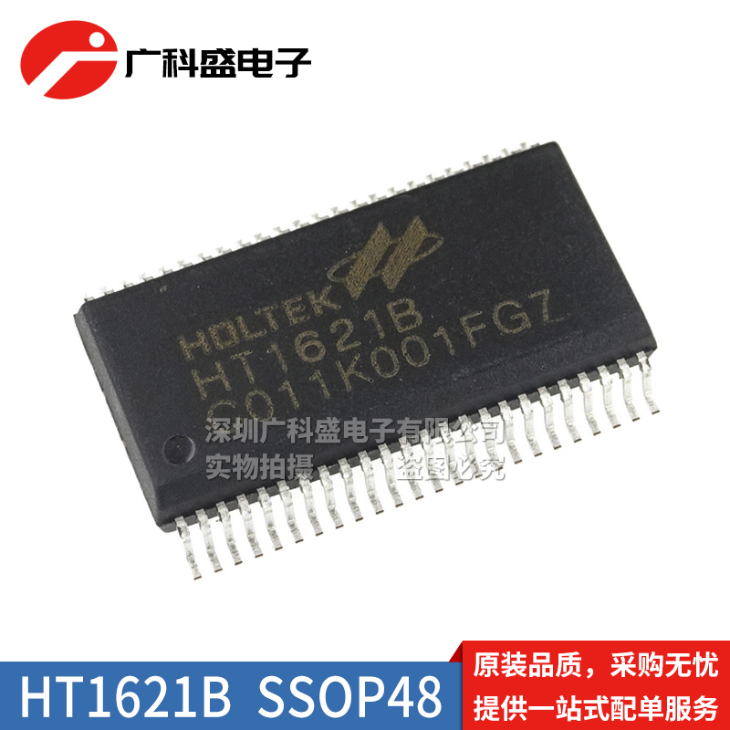 进口/国产 HT1621B 贴片SSOP48 LCD驱动器/RAM映射/液晶 全新原装