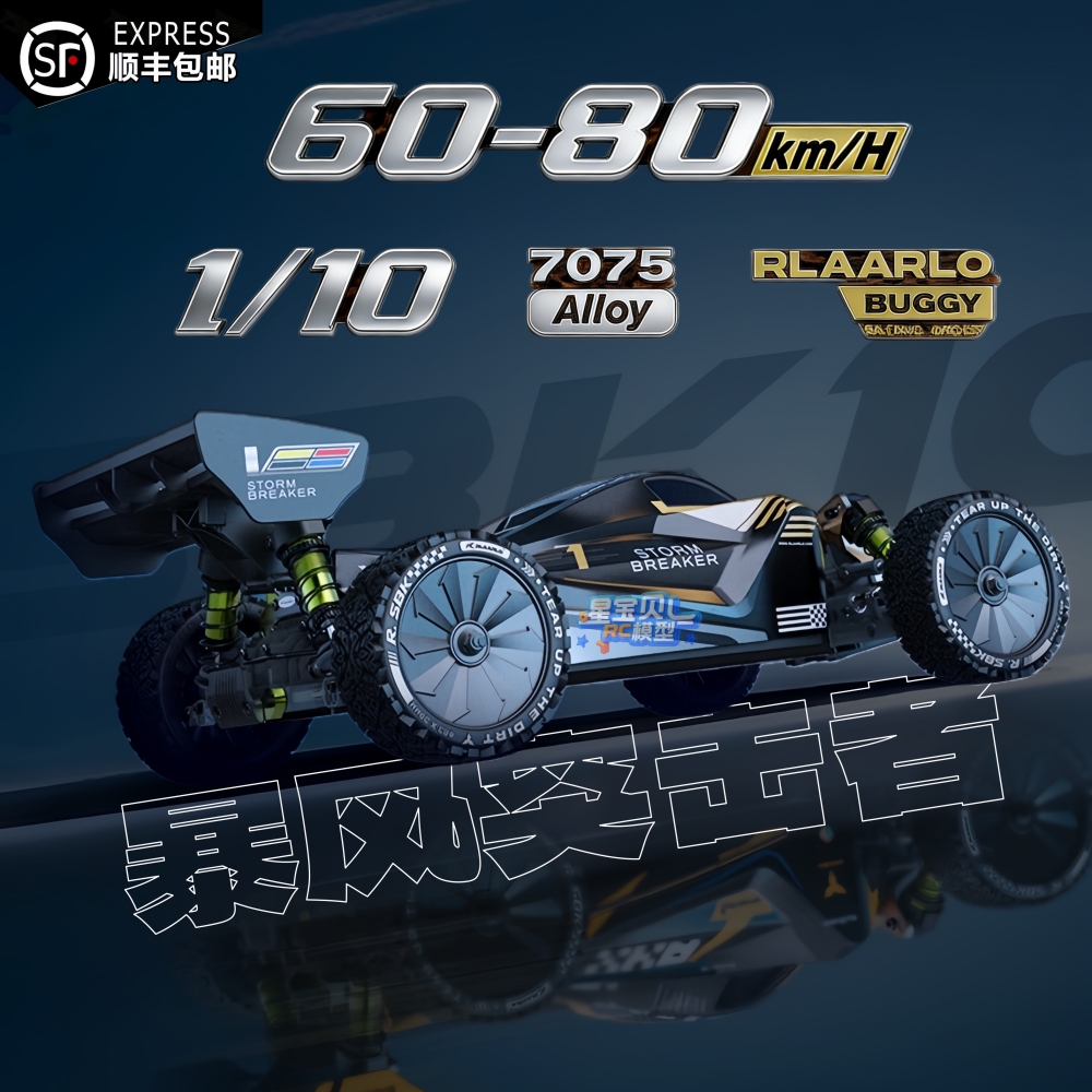 雷拉洛新品 SBK10 暴风突击者 RC专业电越竞速高速四驱越野遥控车