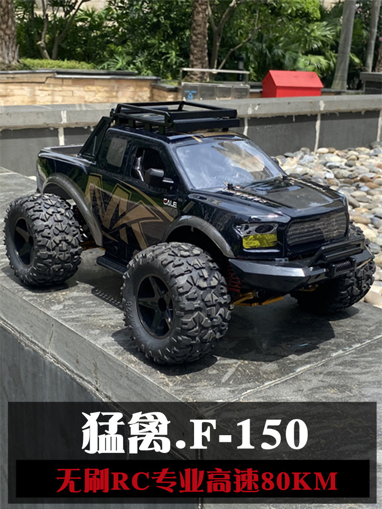 RAPTOR F150 초대형 브러시리스 전문 RC 경쟁 고속 원격 제어 자동차 오프로드 차량 등반 대형 트럭 소년 자동차
