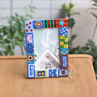 玥森活｜童话镇相架 蒙特利安karla几何抽象艺术风格 教师节礼物