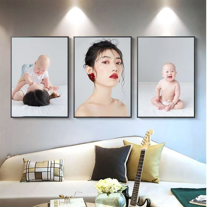 相框摆台定制洗照片做成水晶婚纱照挂墙相片打印加相册制作全家福