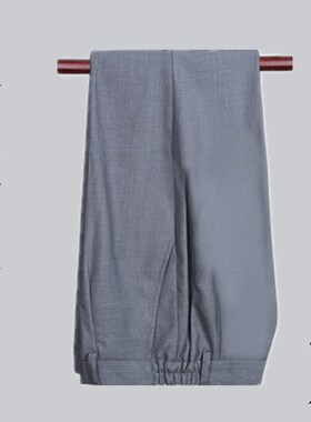 2020新款别克4S店销售浅灰色弹力女式西裤职业装工作裤西装九分裤