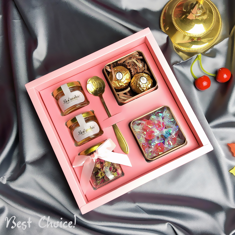 结婚喜糖礼盒喜蜜伴手礼成品含糖订婚创意送女性员工公司商务回礼