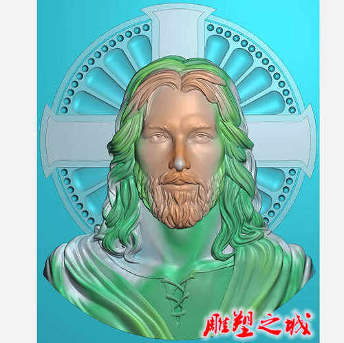 设计图浮雕图 精雕图 灰度图 雕刻图  JDP/bmp 头像吊坠