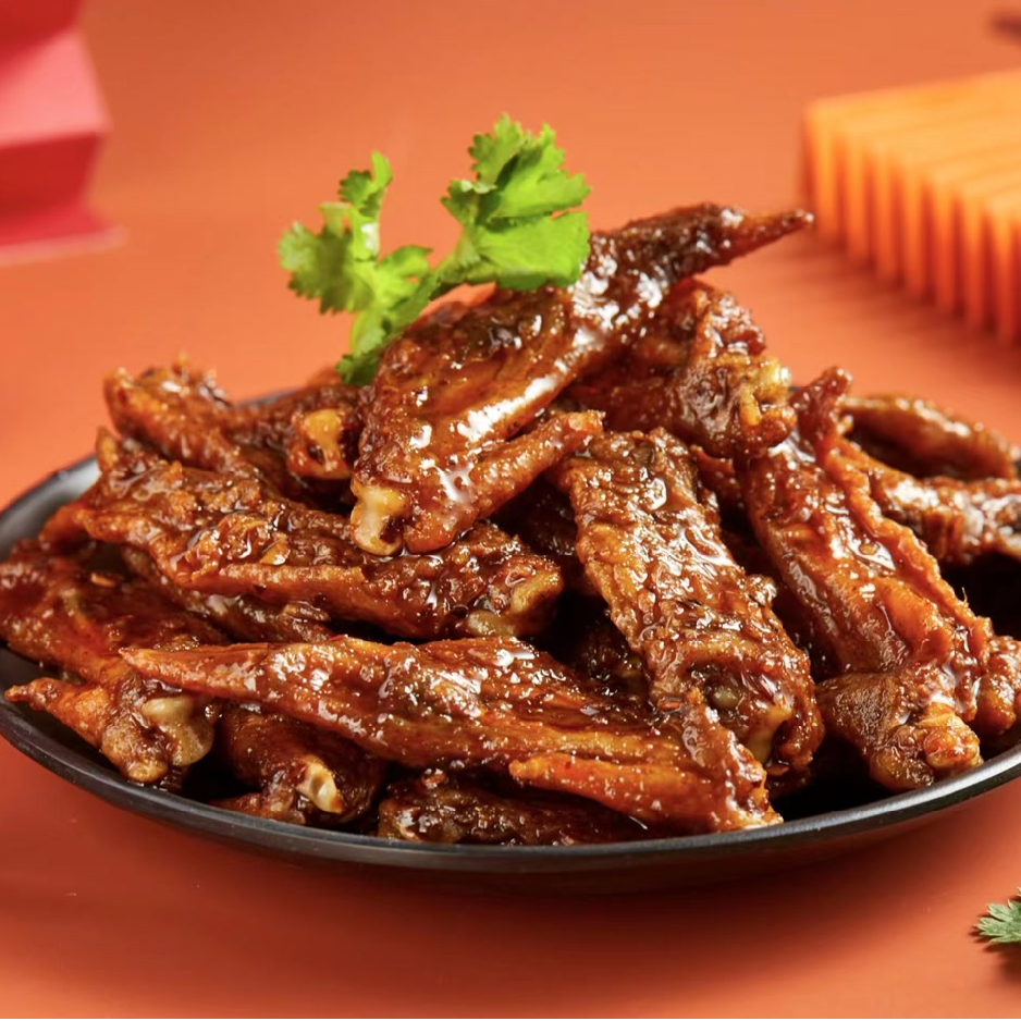 岚湘格   湖南特产香辣鸡翅尖香辣卤味熟食120g*包,零食/坚果/特产,鸡肉零食,淘宝优惠券,粉丝福利购,淘宝优惠卷