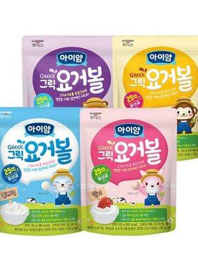 满158元包邮2件打折 零食ildong 酸奶小溶豆20g