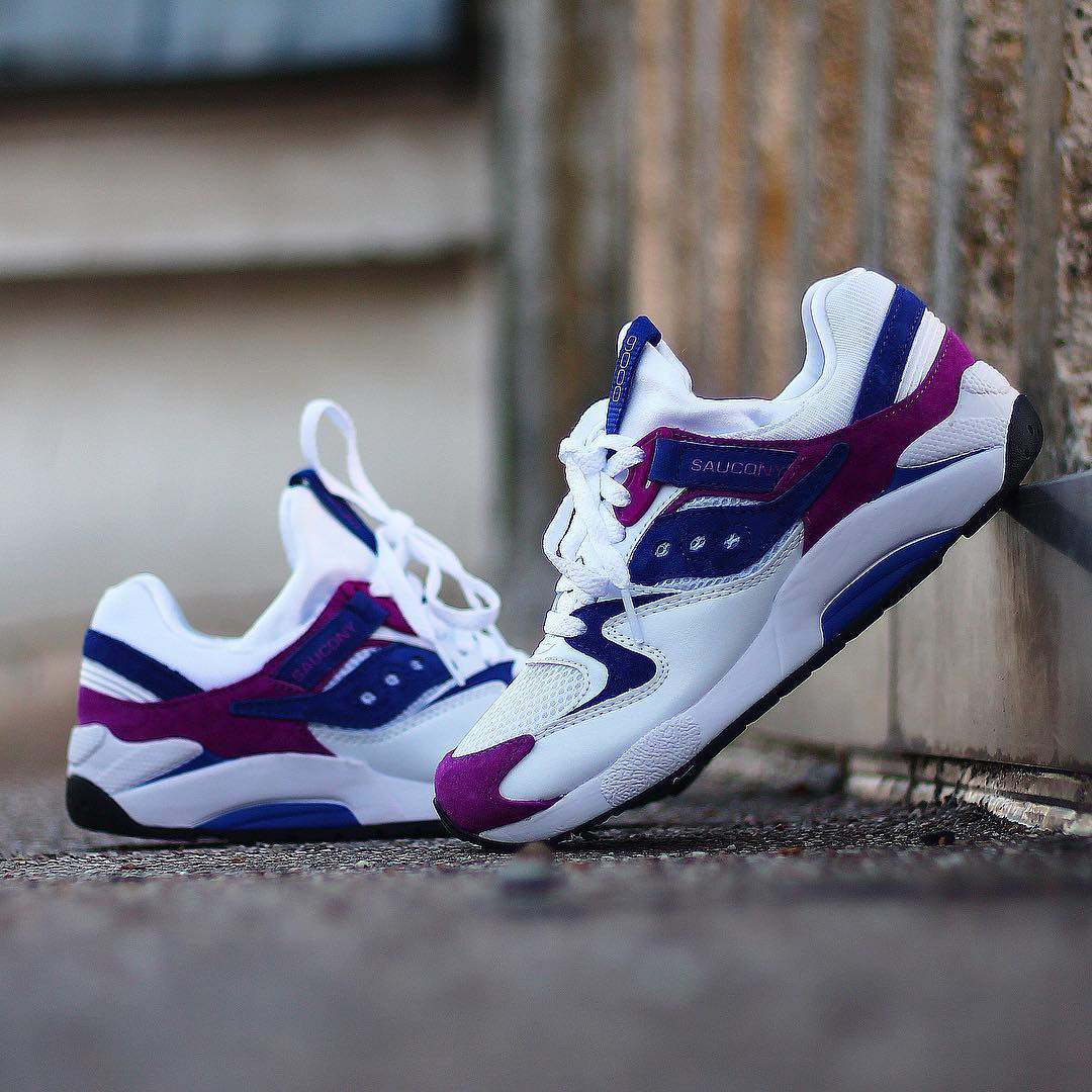 saucony 索康尼 grid 9000 男女款复古休闲跑步鞋 s70439-2/1