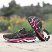 ASICS Gel 亚瑟士K27 Kayano 女子旗舰支撑稳定跑步鞋 长跑