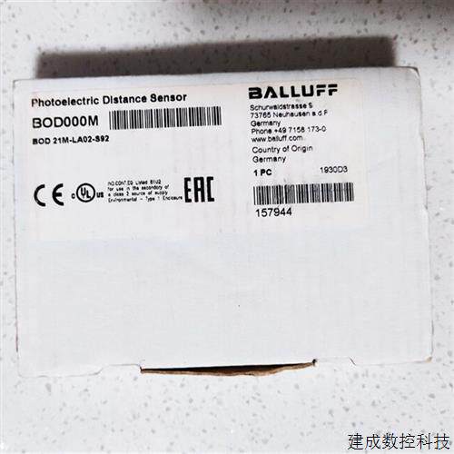 议价Balluff巴鲁夫BOD000M激光距离感测器BOD 21M-LA02-S92
