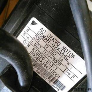 包邮 正品 当天可发货 02AAA4C安川伺服电机 议价SGMAH