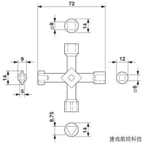 议价1203149- USS 4 菲尼克斯Phoenix 控制柜钥匙 原装全新现货