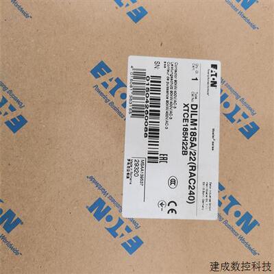 议价伊顿穆勒DILM185A/22(RAC240)欧洲进口大电流断路器接触器UL