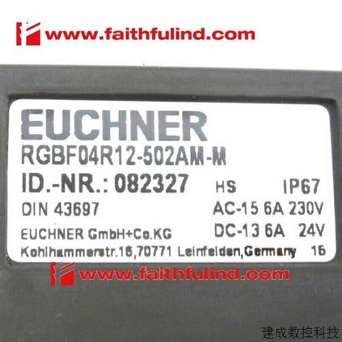 议价Euchner 082327 安士能全新安全开关 RGBF04R12-502AM-M