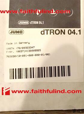 议价Jumo 00323347 久茂全新温控器 dTRON 04.1 703030/10-001-00