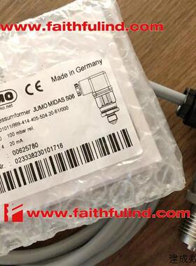 议价Jumo 00625780 久茂全新压力传感器 MIDAS S06 401011/999-41