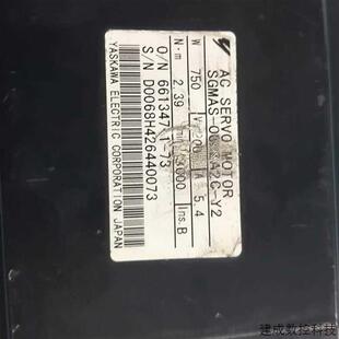 议价 Y2安川伺服电机成色漂亮 议价SGMAS 08A2A2C