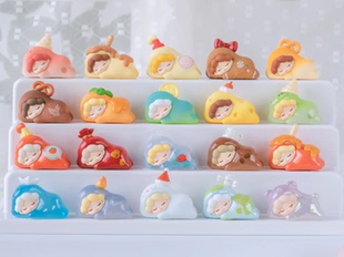 正版wendy二代萌粒 wendy融化系列萌粒可爱公仔潮玩