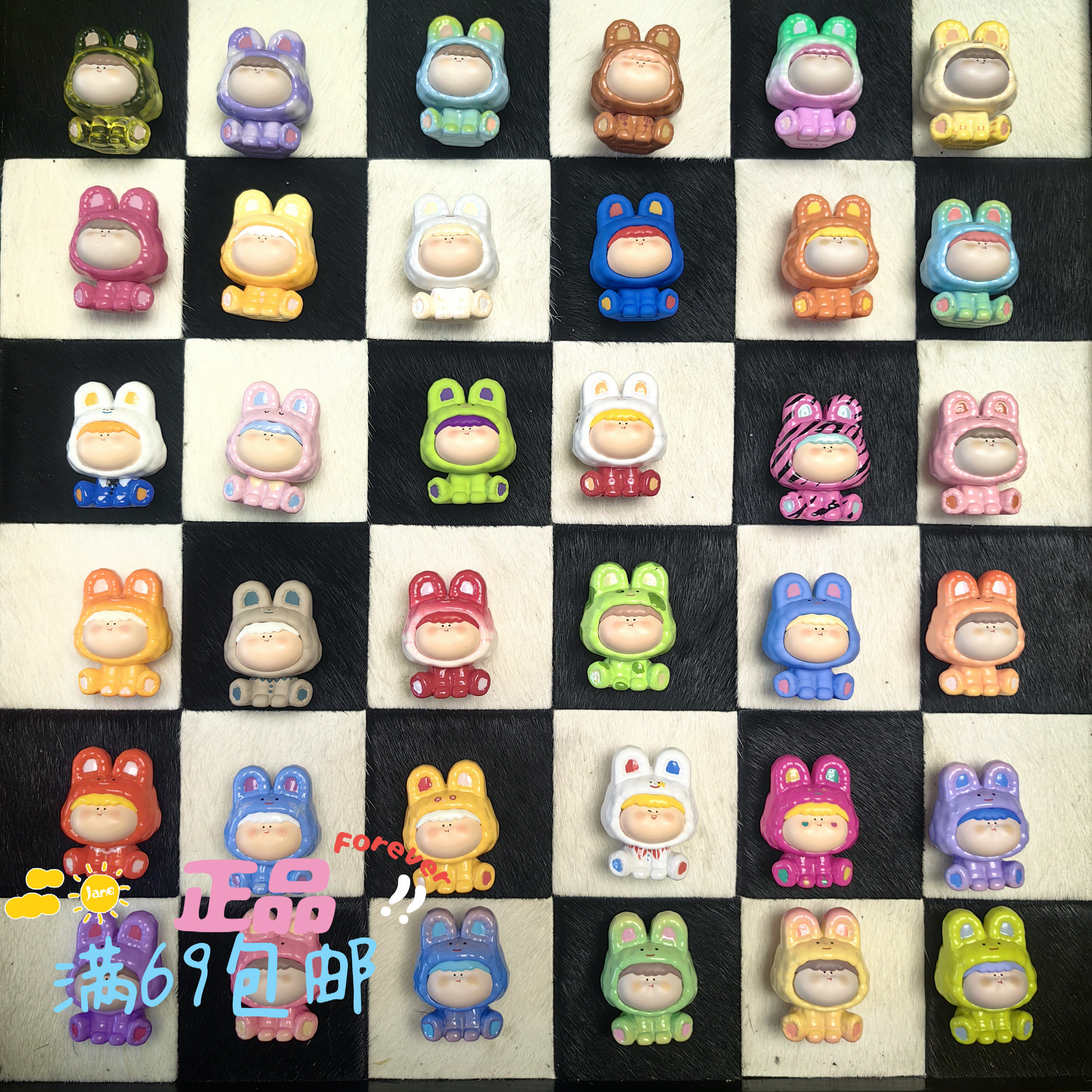 阿玛莉莉丝三代复古甜心小兔萌粒潮玩手办 莉莉丝一代二代兔子