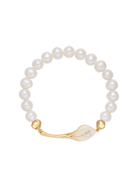 Fellala/翡拉拉「马蹄莲」原创淡水珍珠手链温柔优雅首饰时尚单品