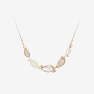 【新品】Fellala/翡拉拉「春雨」高级感项链轻奢设计首饰官方配饰