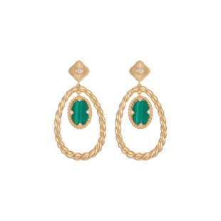 翡拉拉「如意」时尚 Fellala 耳环原创设计高级感耳饰 五折清仓