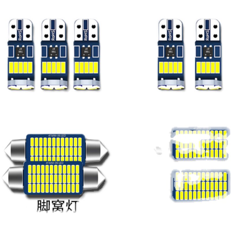 뷰익 06 08 10 15 신규 및 기존 EXCELLE 독서 전구 LED 자동차 천장 조명 택시 실내 조명 천장 조명
