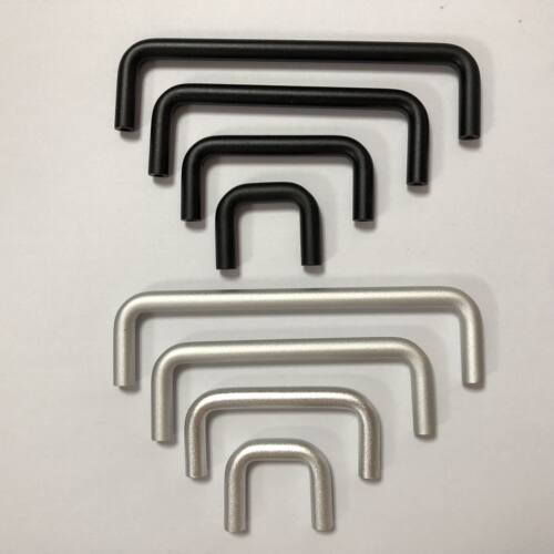 铝制拉手机箱机柜门把手1U2U3U4U直径8mm圆形把手暖灯细M4牙拉手