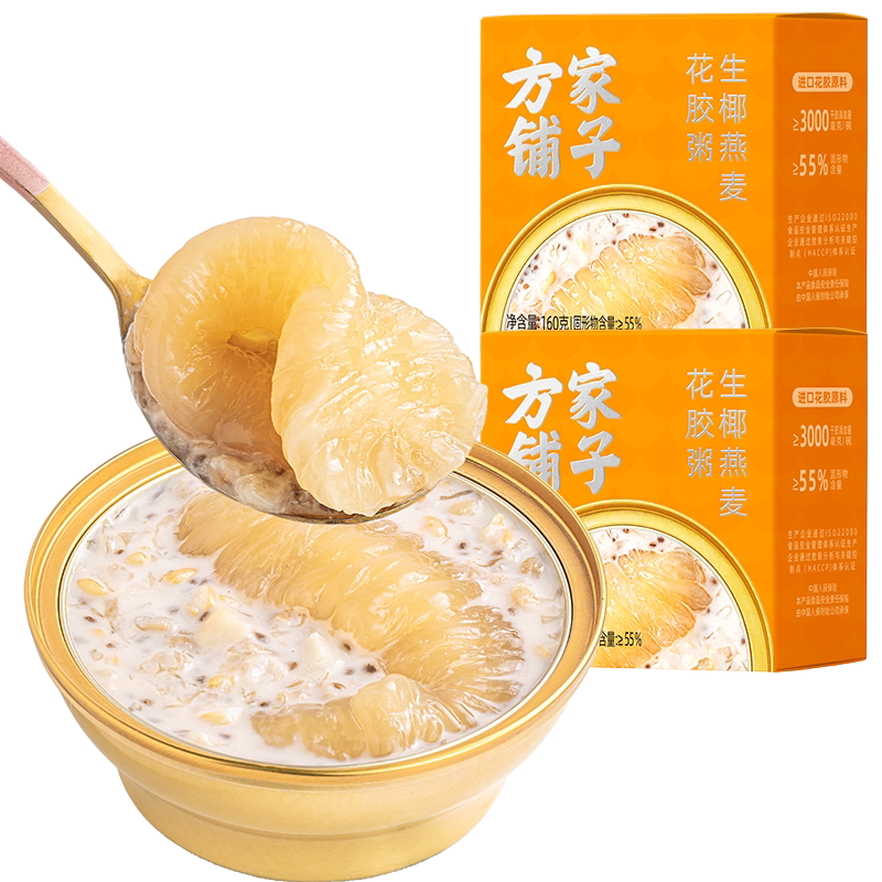 方家铺子生椰燕麦花胶粥即食图片