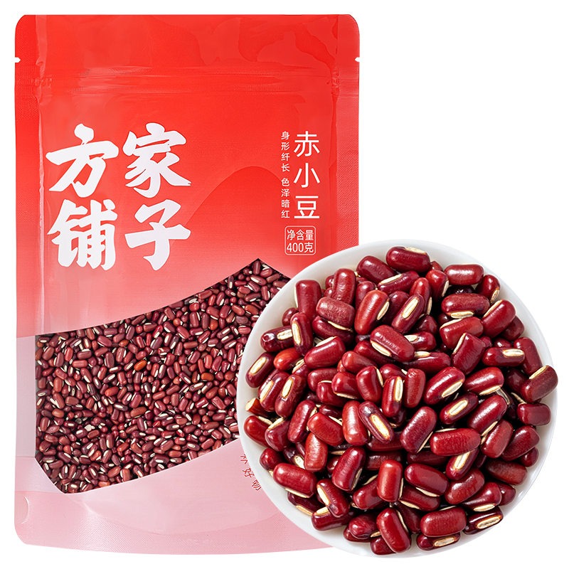 方家铺子赤小豆400g/袋长粒赤小豆粗粮大米当季新粮 中华老字号,粮油调味/速食/干货/烘焙,红豆,淘宝优惠券,粉丝福利购,淘宝优惠卷