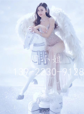 独角兽游乐场道具婚纱摄影大摆件