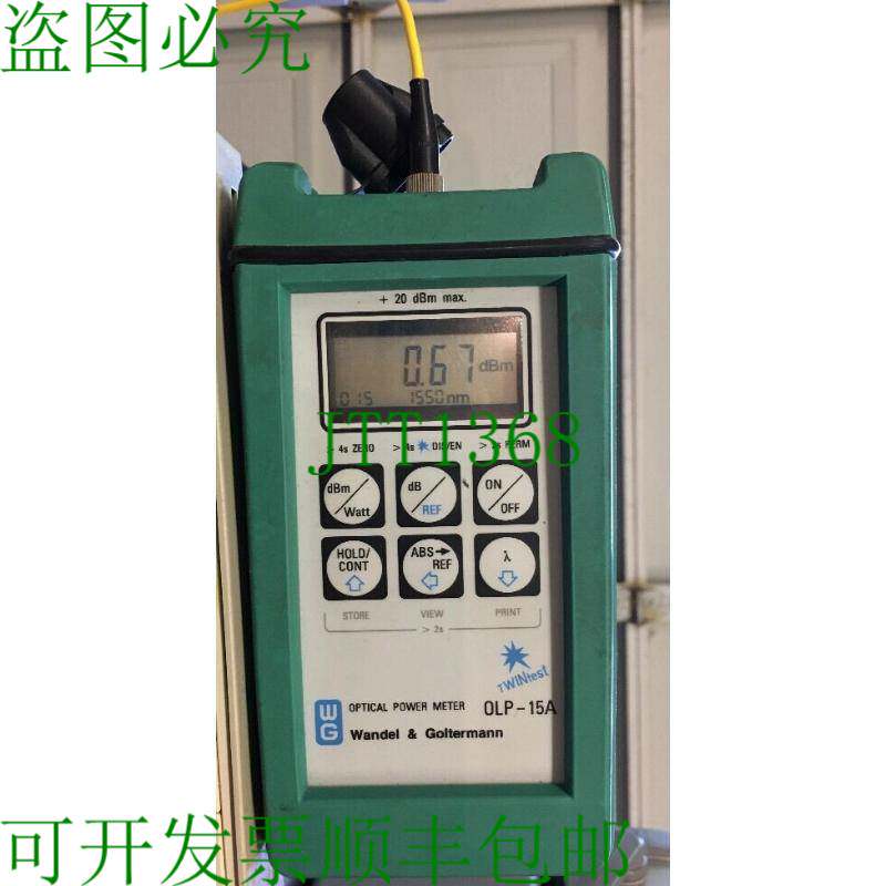 原装供应W&G OLP-15A 电力计带 FC、LC、SC、ST 车载灯具选择2个