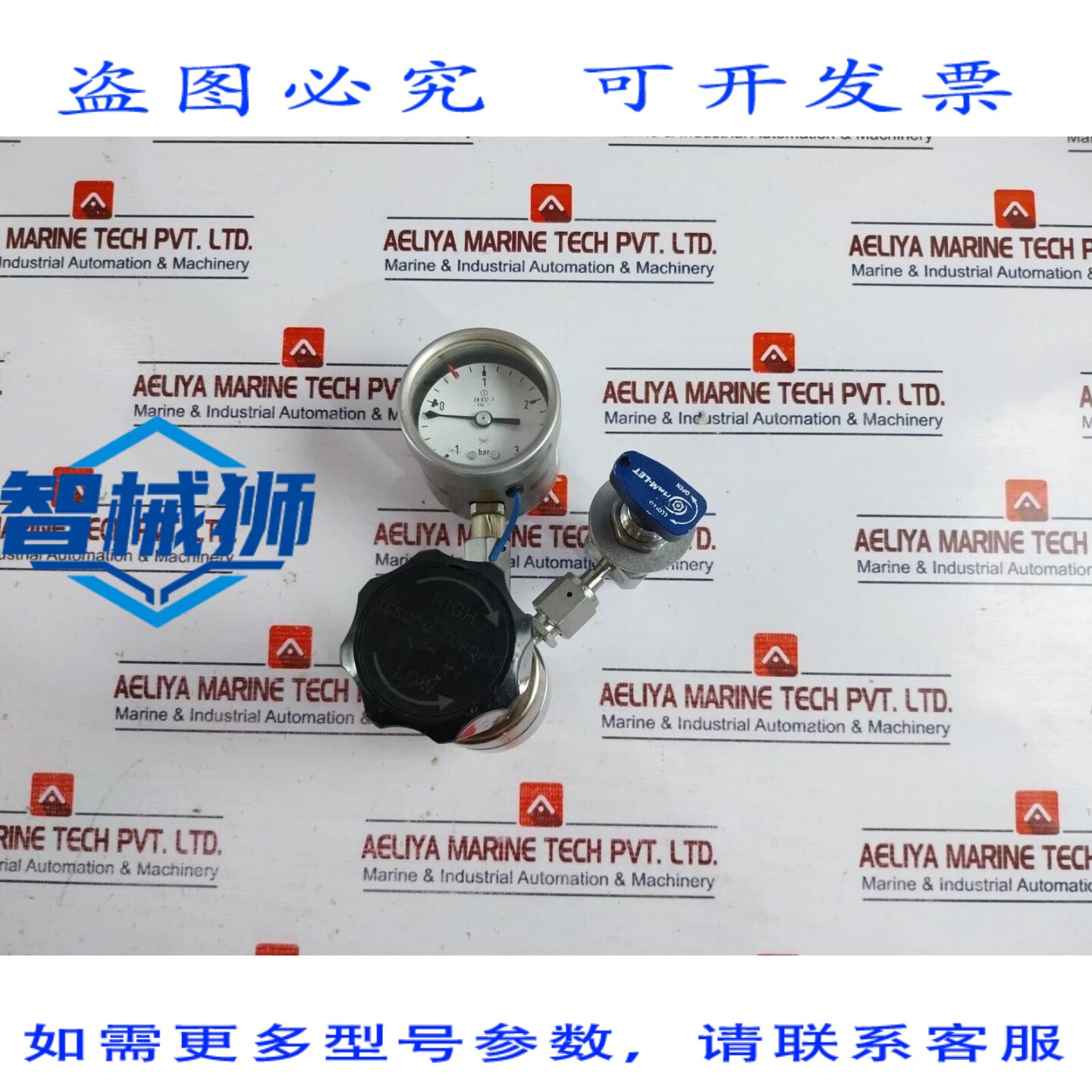 原装供应 TESCOM 44-2262-R92-875 单级压力调节器,输入压力 400